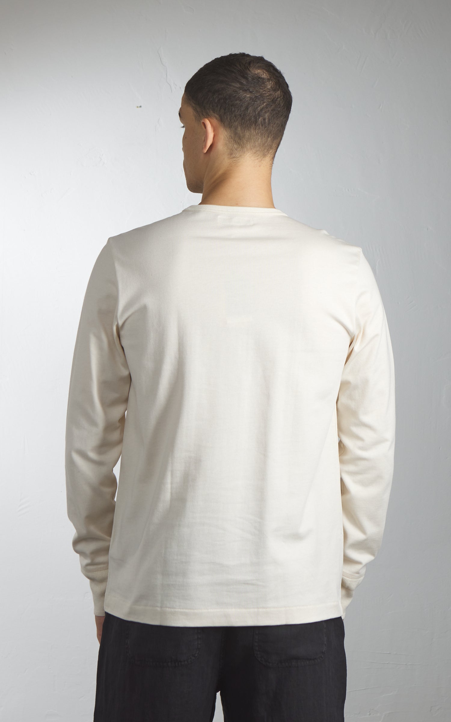 Merz b. Schwanen 2M06 Vintage Machine Refined Longsleeve Henley Nature