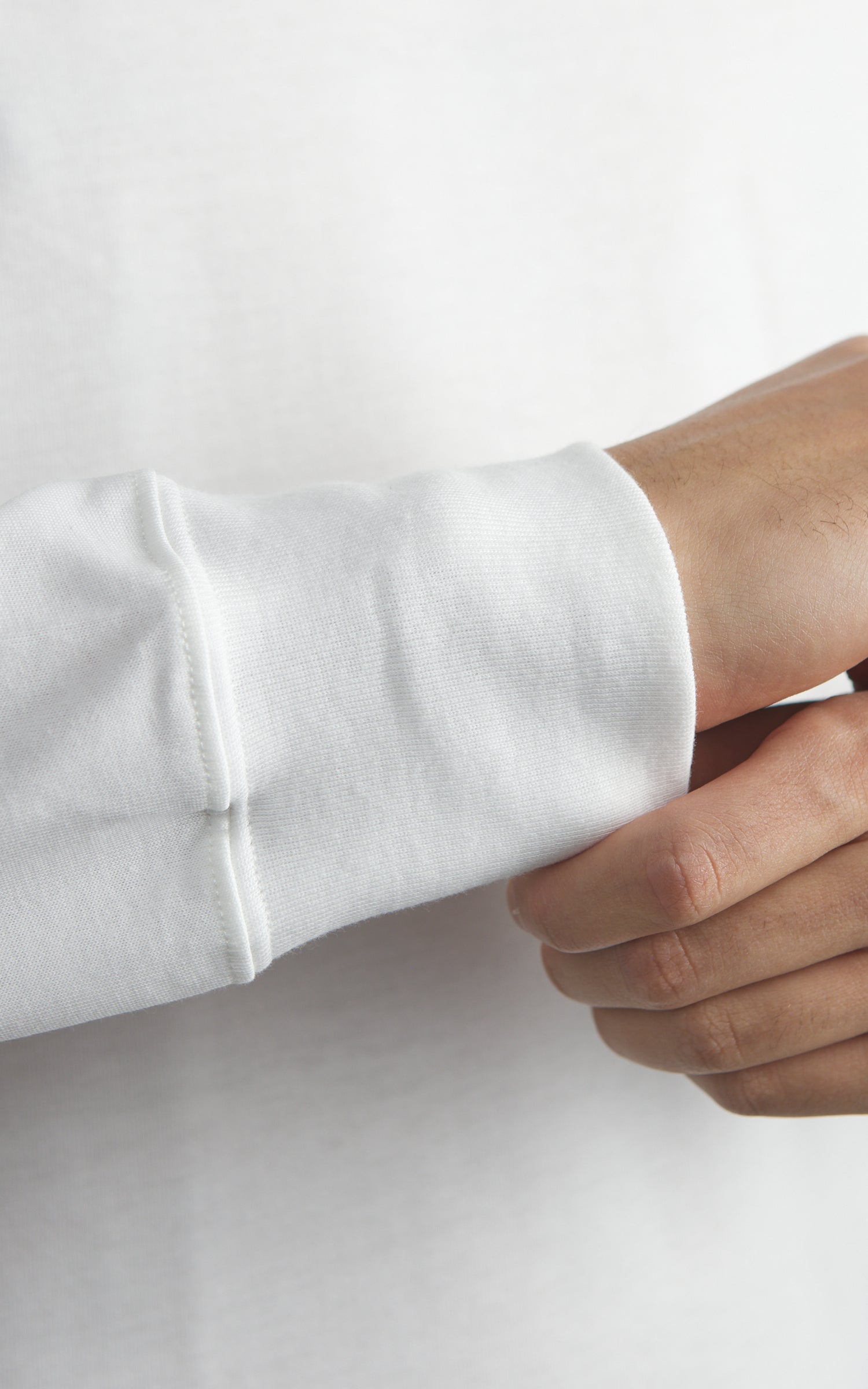 Merz b. Schwanen 2M15LS Vintage Machine Refined Longsleeve White