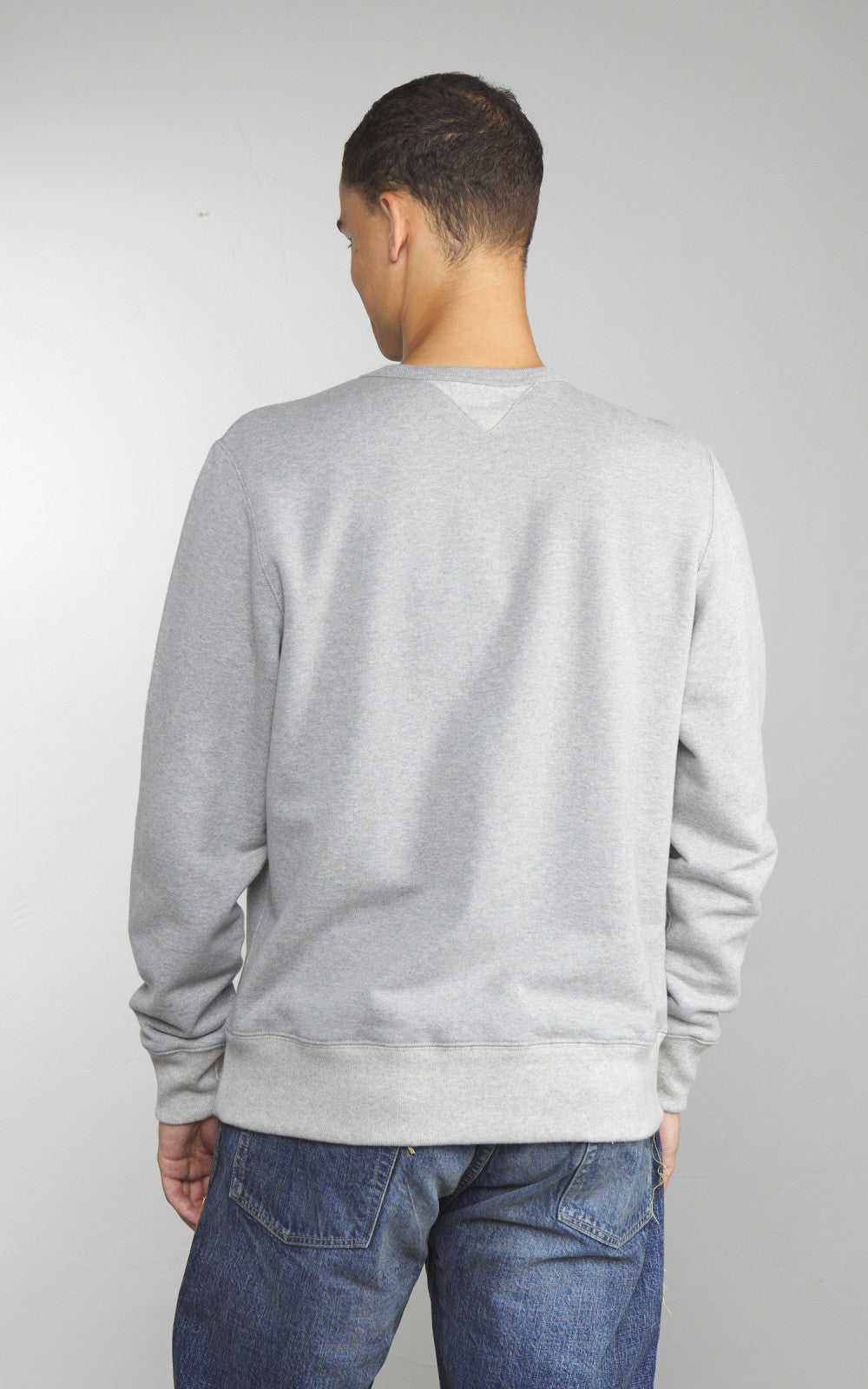 Merz b. Schwanen 3M46 Sturdy Loopback Fleece Sweatshirt Grey Melange