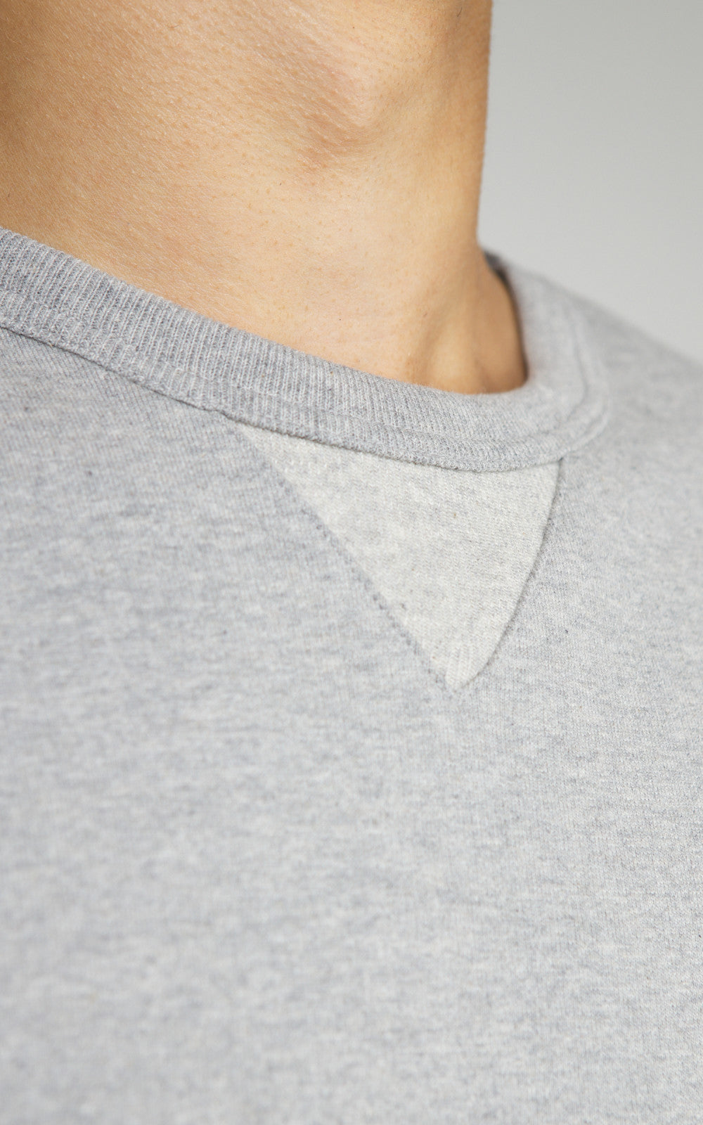 Merz b. Schwanen 3M46 Sturdy Loopback Fleece Sweatshirt Grey Melange