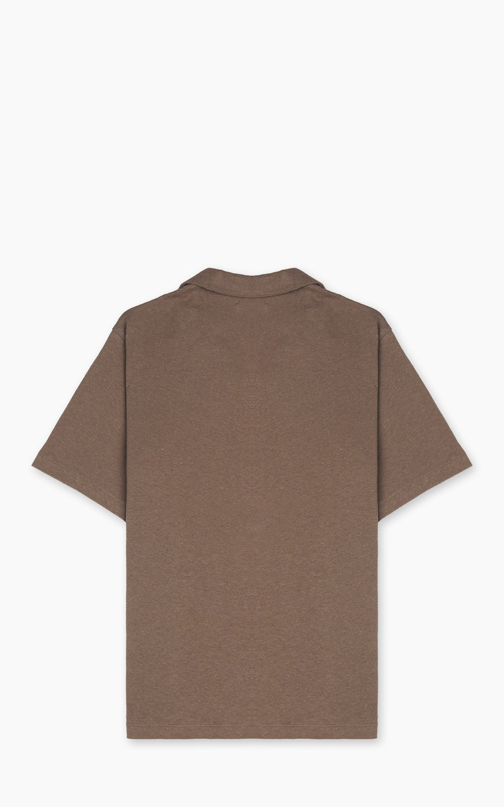 Merz b. Schwanen LINEN02 Polo Shirt Faded Grain