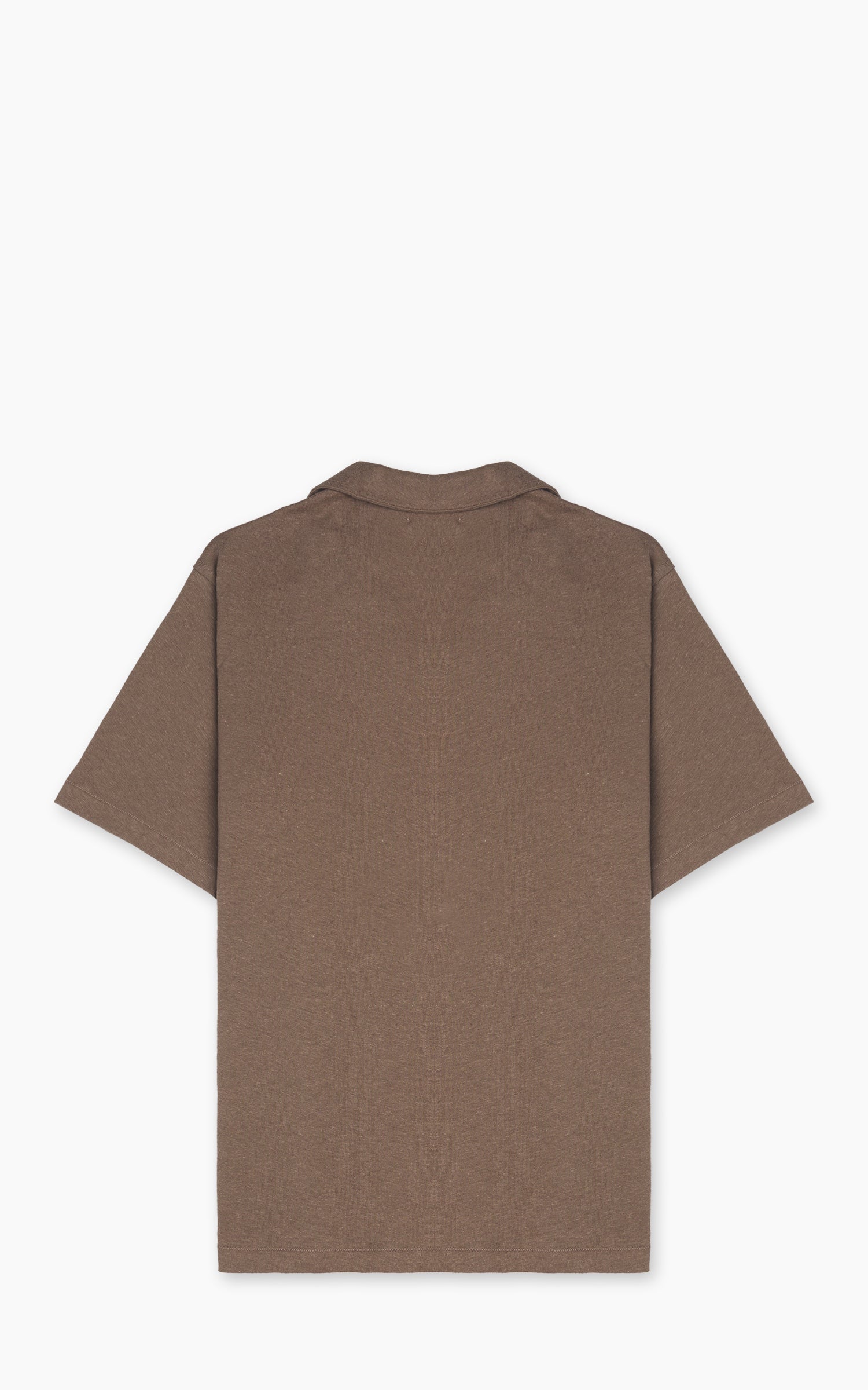 Merz b. Schwanen LINEN02 Polo Shirt Faded Grain