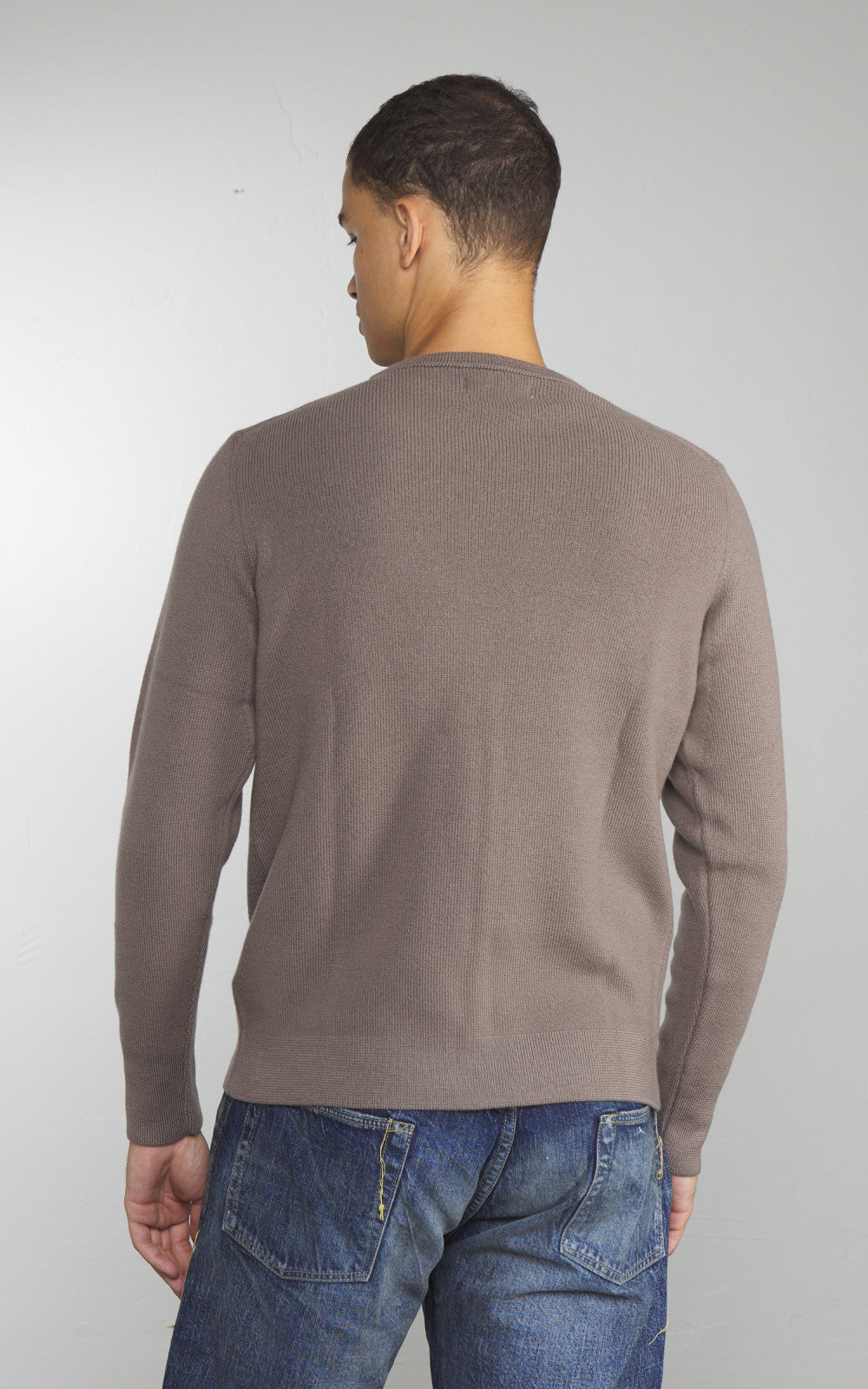 Merz b. Schwanen MWCC01 Classic Crew Merino Pullover Grain