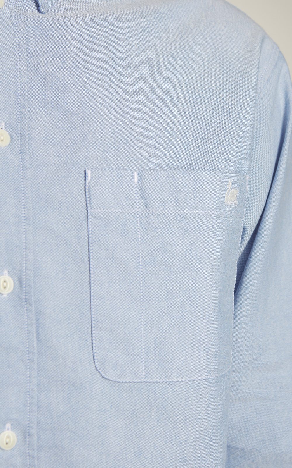 Merz b. Schwanen SHIRT19OX Oxford Shirt Light Blue