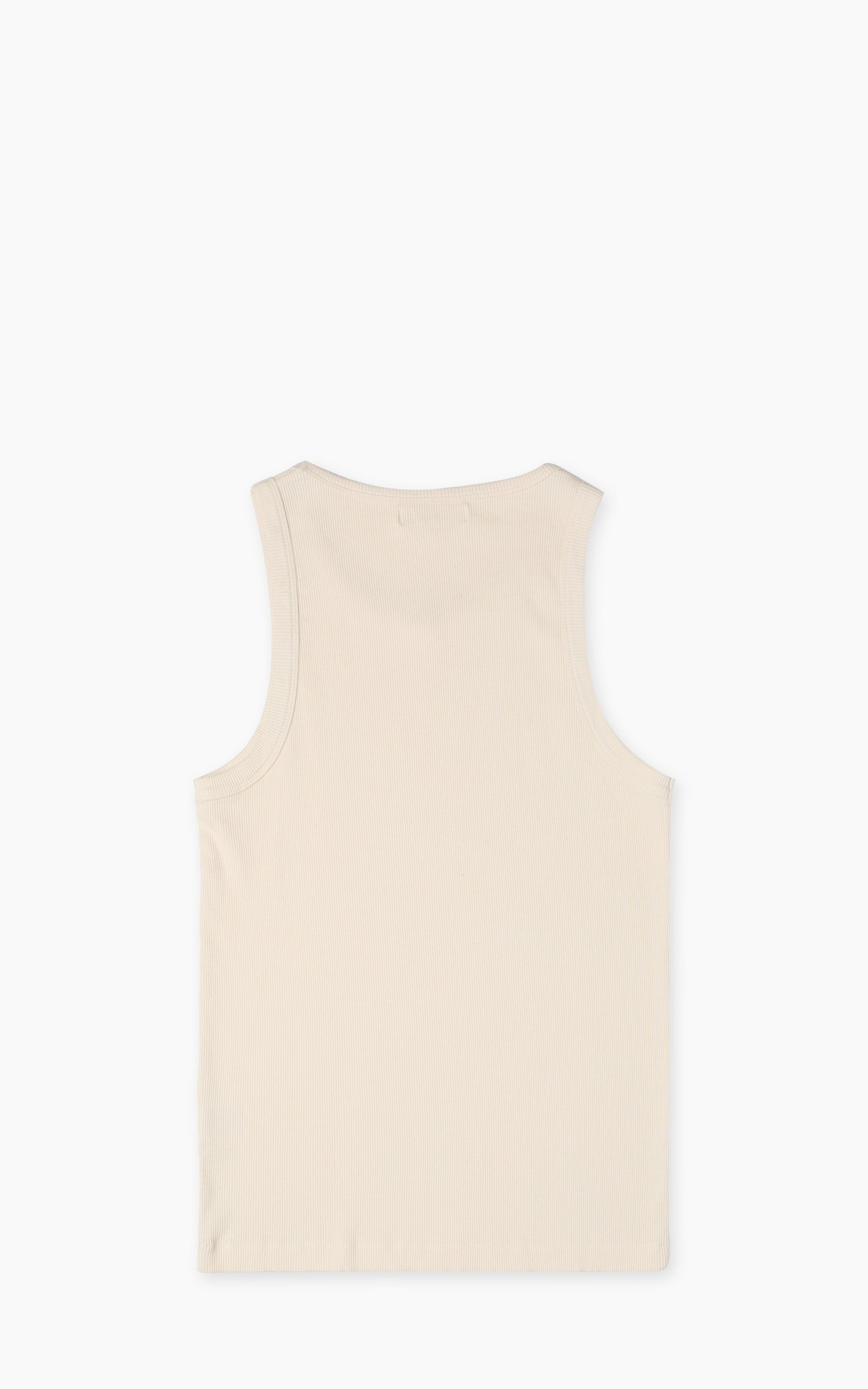 Merz b. Schwanen RIBTANK01 Ribbed Tank Top Nature