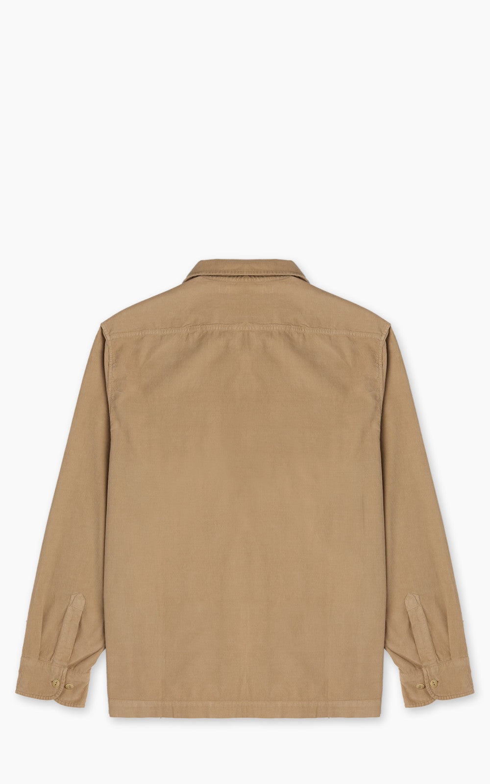 Merz b. Schwanen SHIRT06LC Light Cotton Corduroy Shirt Dusted Khaki