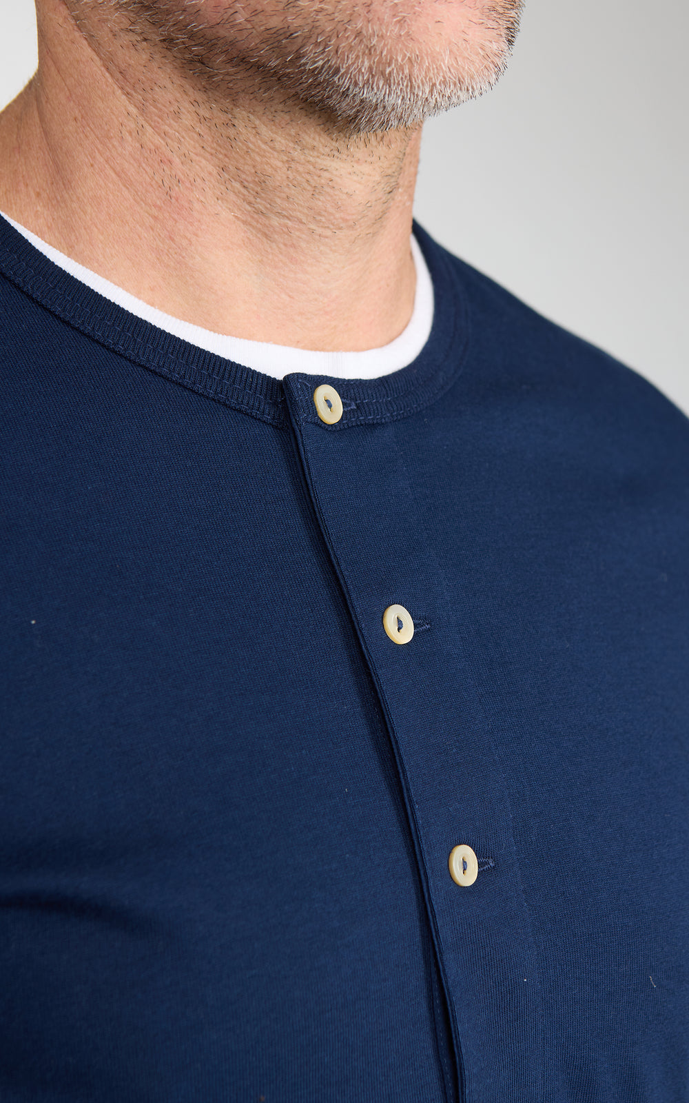Merz b. Schwanen 2M06 Vintage Machine Refined Longsleeve Ink Blue
