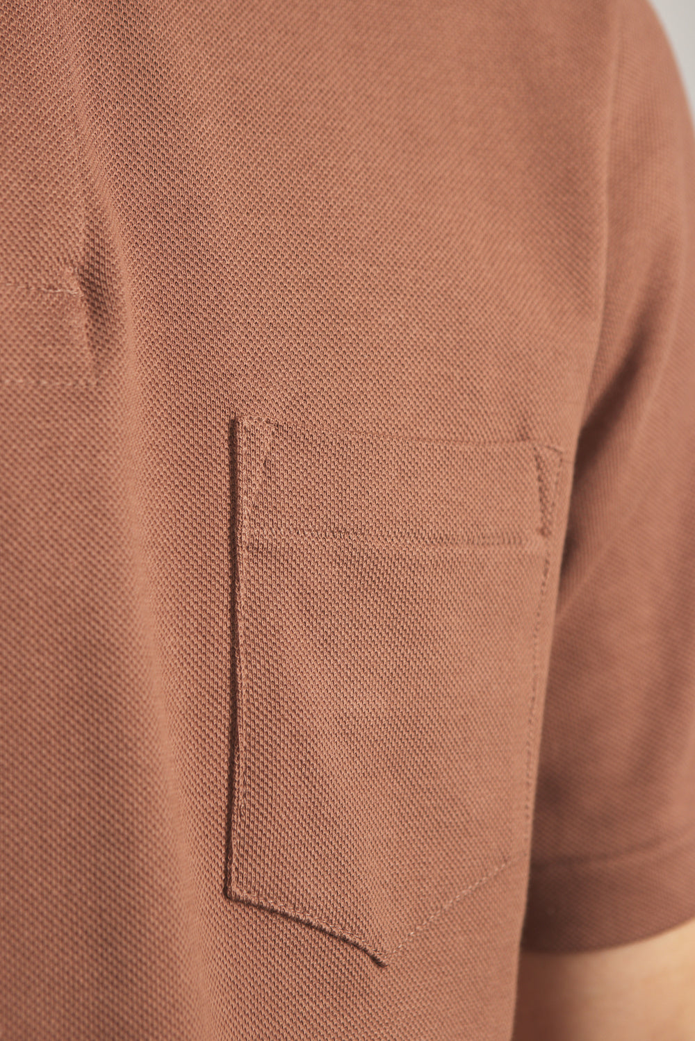 Merz b. Schwanen 2PKPL Pocket Polo Shirt Nut