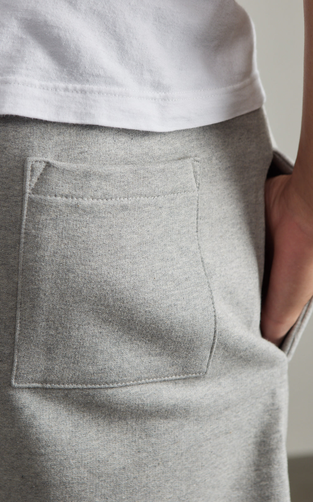 Merz b. Schwanen 356 Sweat Shorts Grey Melange