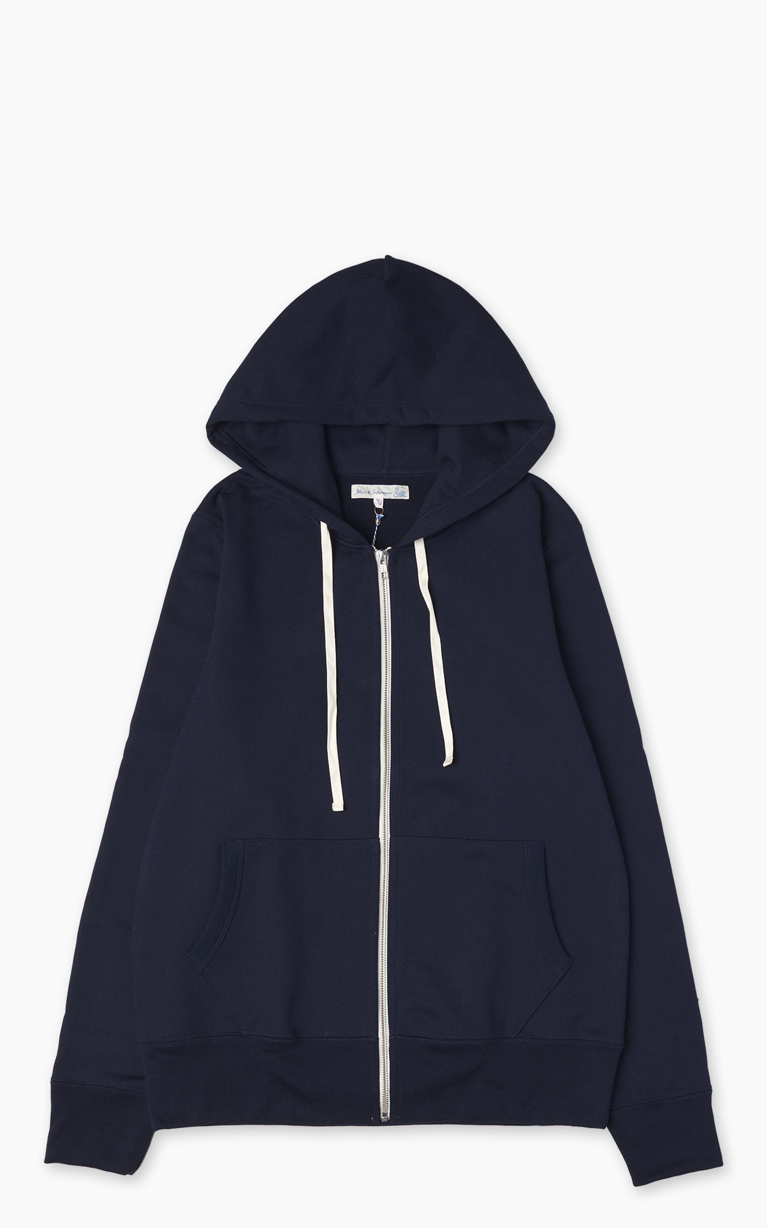 Merz b. Schwanen 3s80 Hooded Jacket Ink Blue