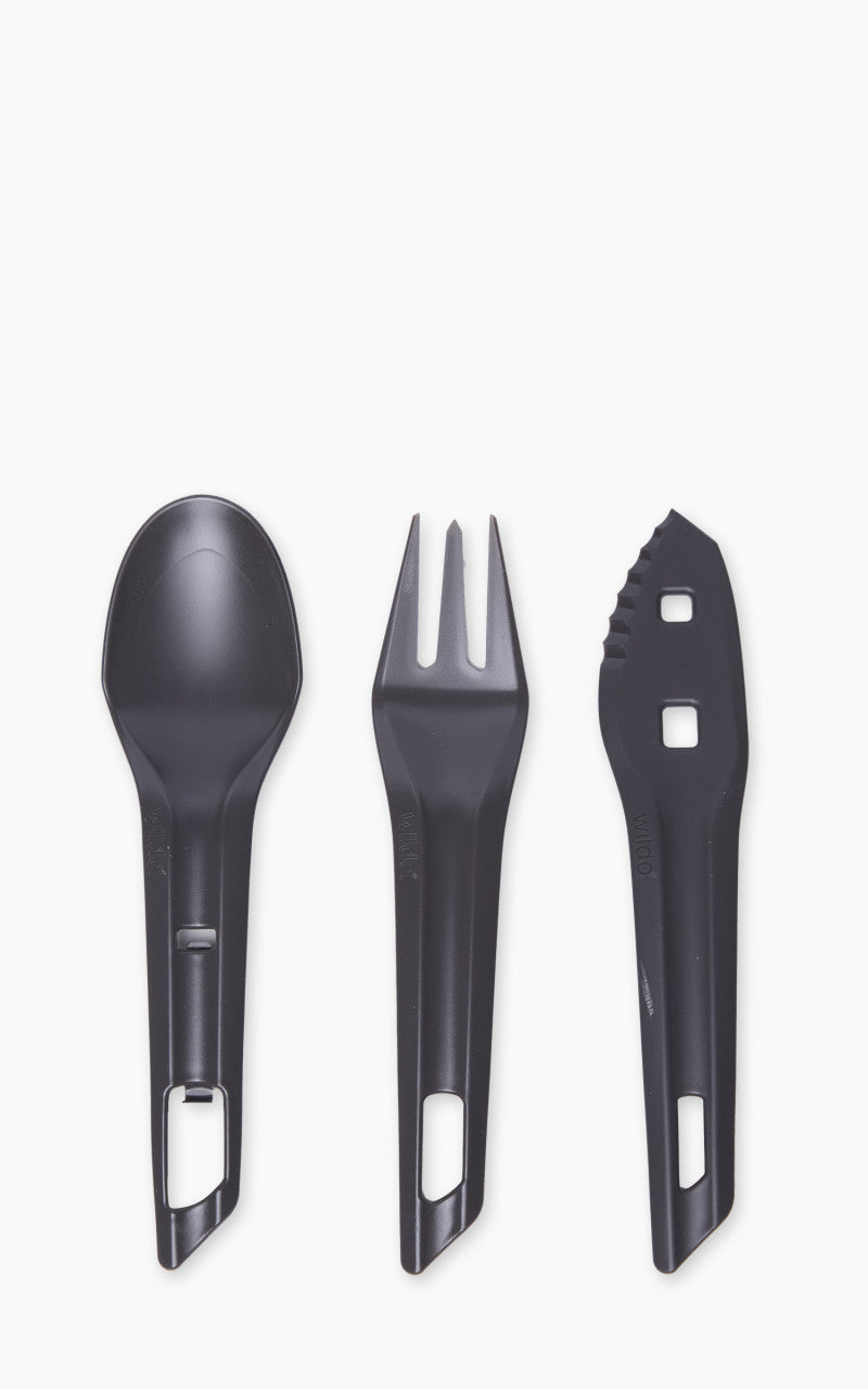 Military Surplus Wildo ® The Ocys™ Outdoor Cutlery Set Dark Grey