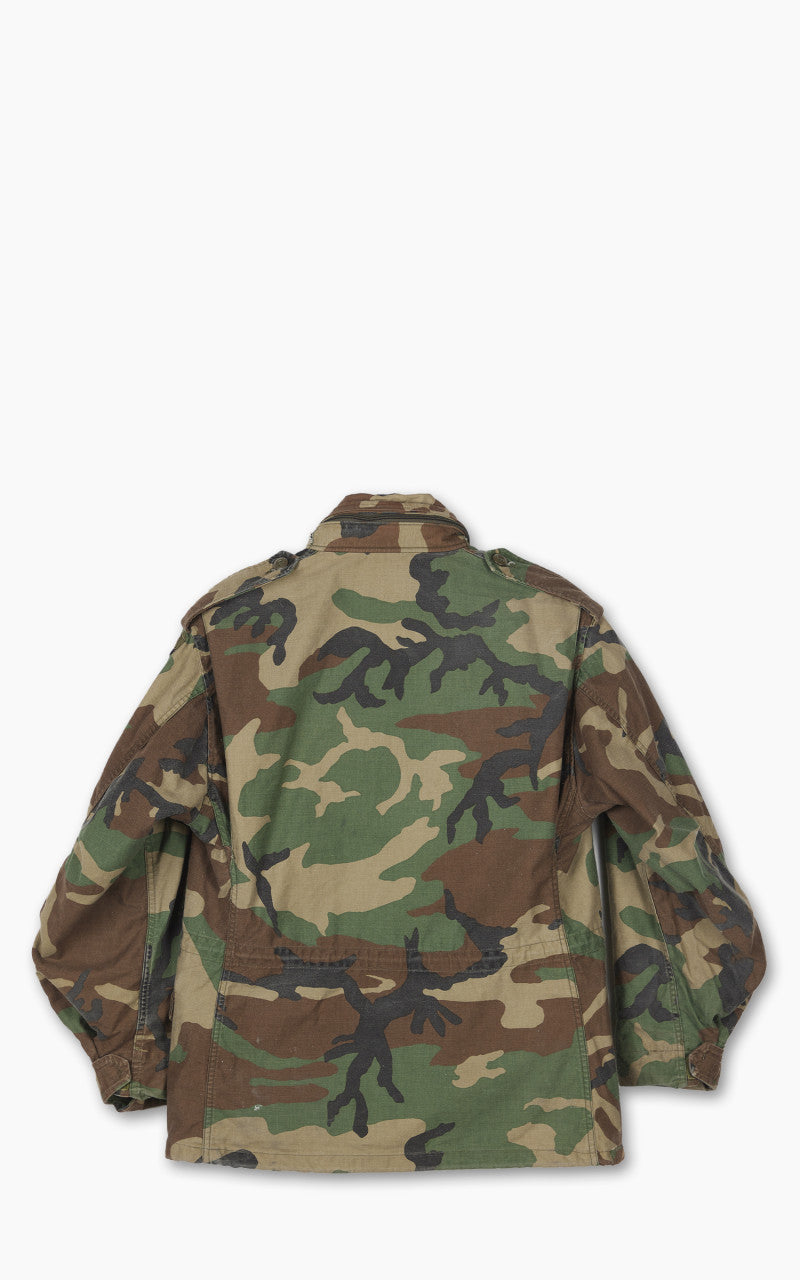 Military Surplus Vintage M-65 US Field Jacket Woodland