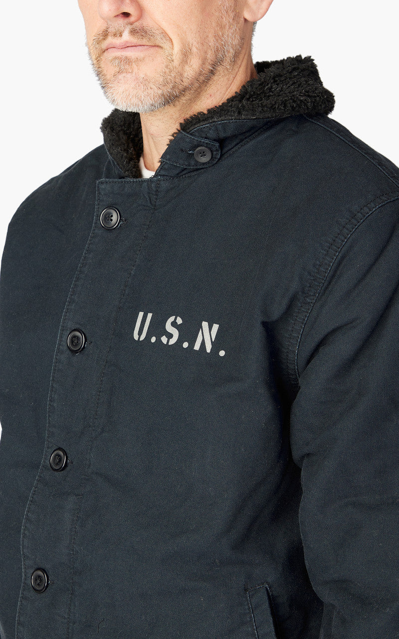 Military Surplus N-1 Deck Jacket Dark Blue
