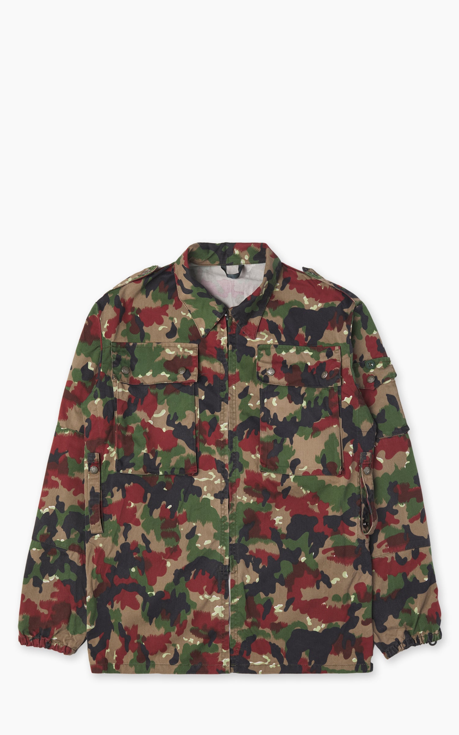 Military Surplus Swiss Field Jacket M83 Used Camouflage