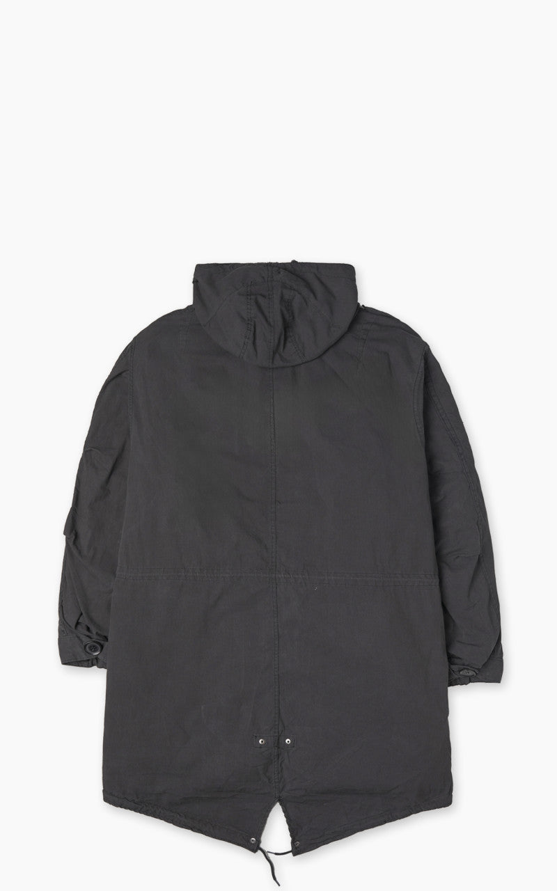 Military Surplus US M51 Fishtail Parka Vintage Washed Black