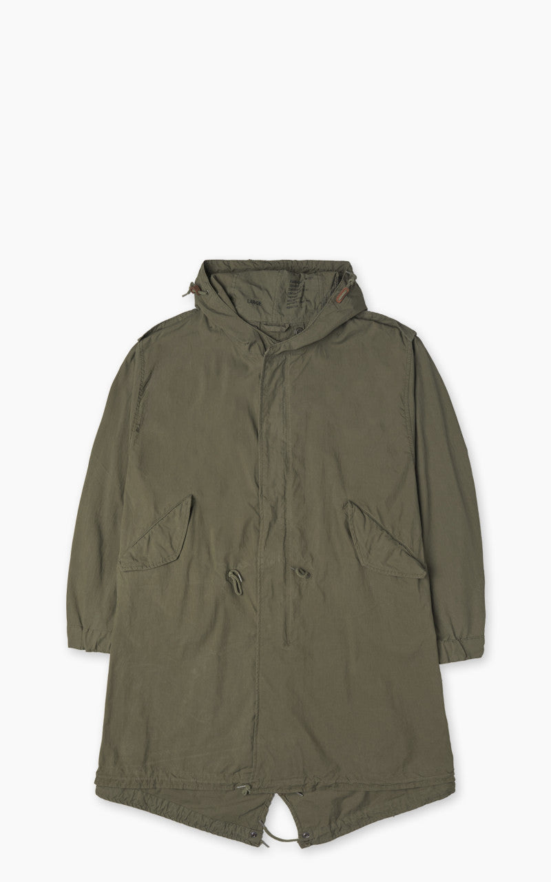 Military Surplus US M51 Fishtail Parka Vintage Washed Olive