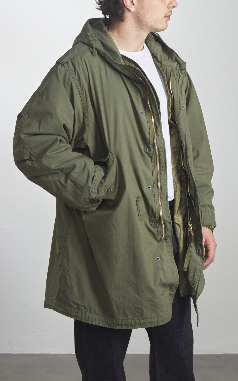 Military Surplus US M51 Fishtail Parka Vintage Washed Olive
