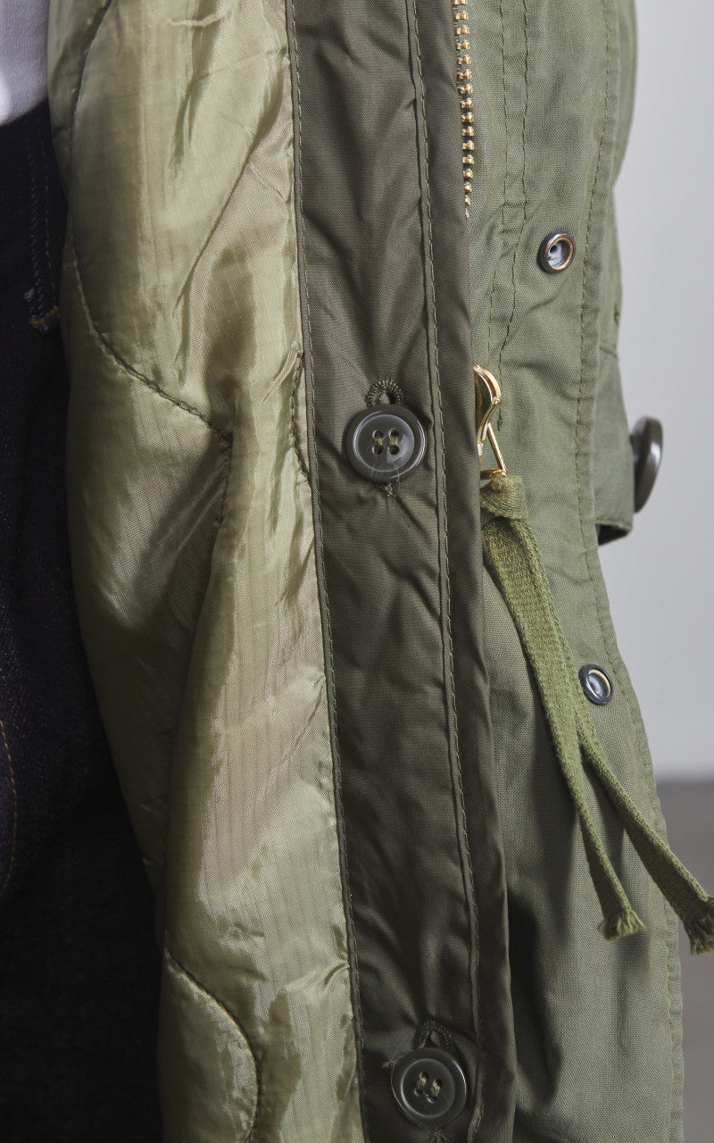 Military Surplus US M51 Fishtail Parka Vintage Washed Olive