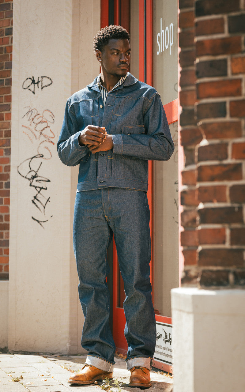 Mister Freedom Ranch Blouse Cone Denim Unwashed Indigo