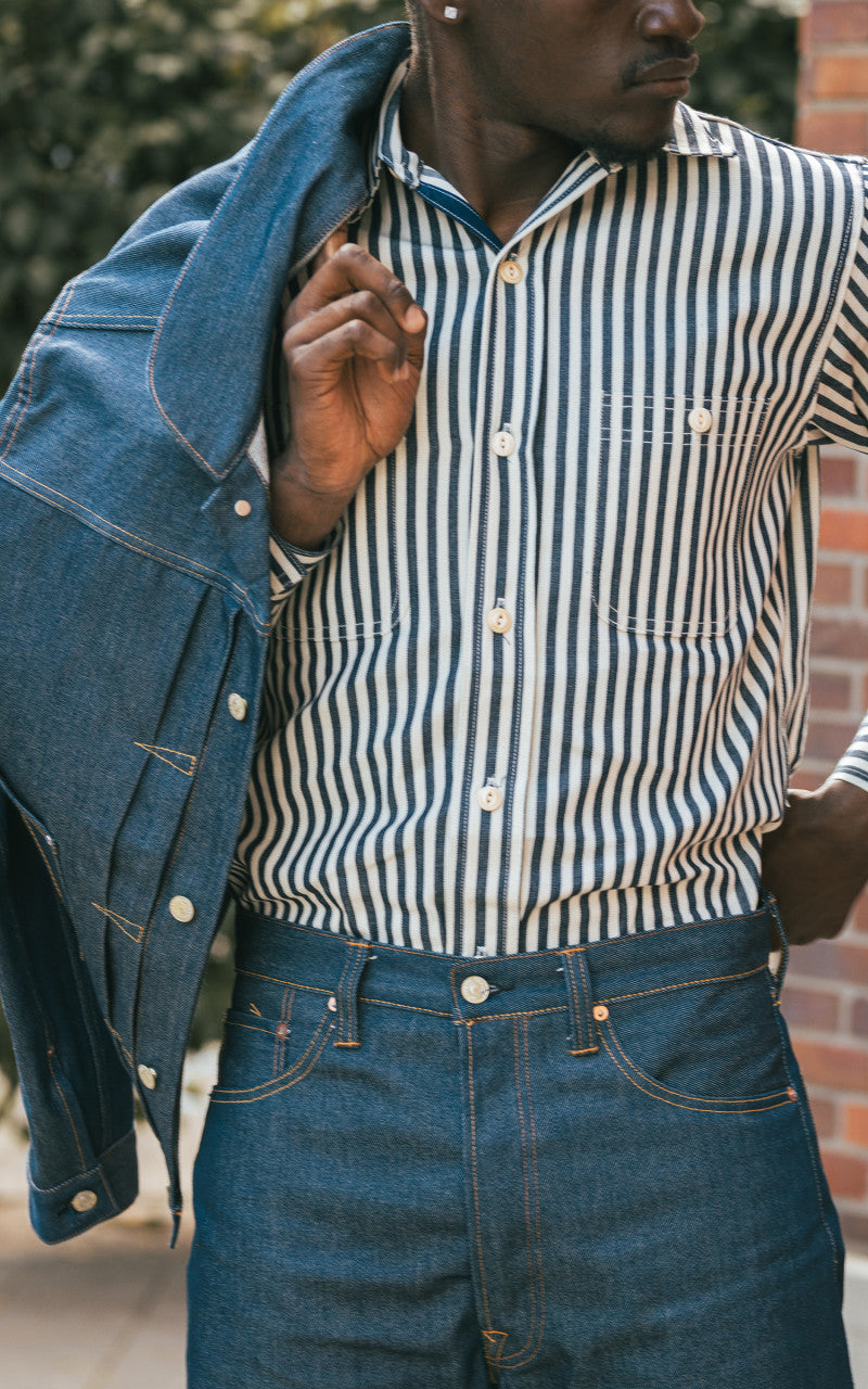 Mister Freedom Ranch Blouse Cone Denim Unwashed Indigo