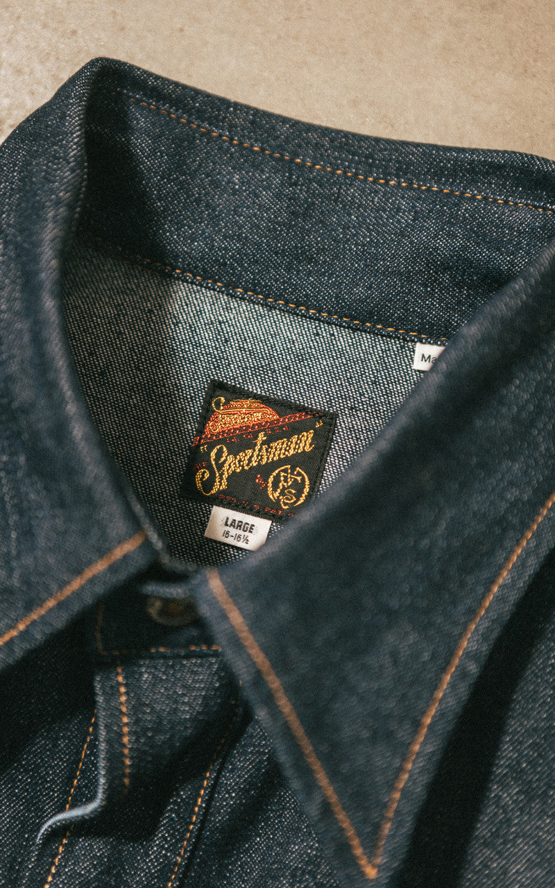 Mister Freedom Appaloosa Western Snap Denim Shirt Indigo