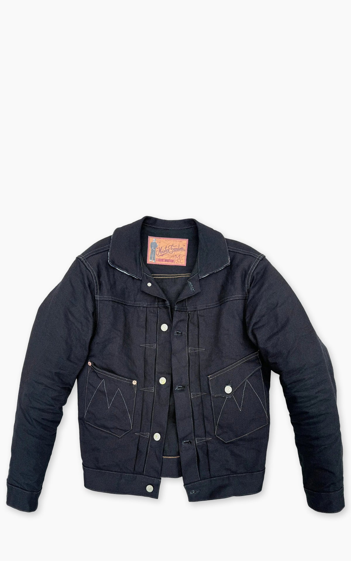 Mister Freedom Ranch Blouse Denim ungewaschenes Midnight Indigo