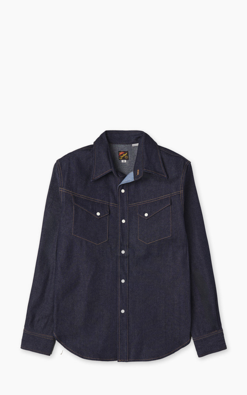 Mister Freedom Appaloosa Western Snap Denim Shirt Indigo