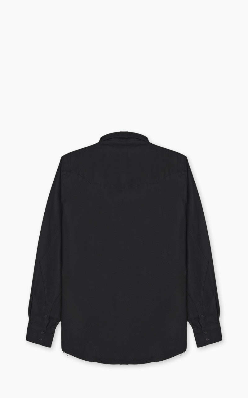 Mister Freedom Dude Rancher Shirt Sateen Black