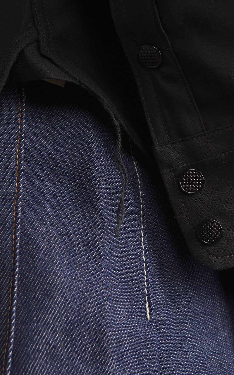 Mister Freedom Dude Rancher Shirt Sateen Black