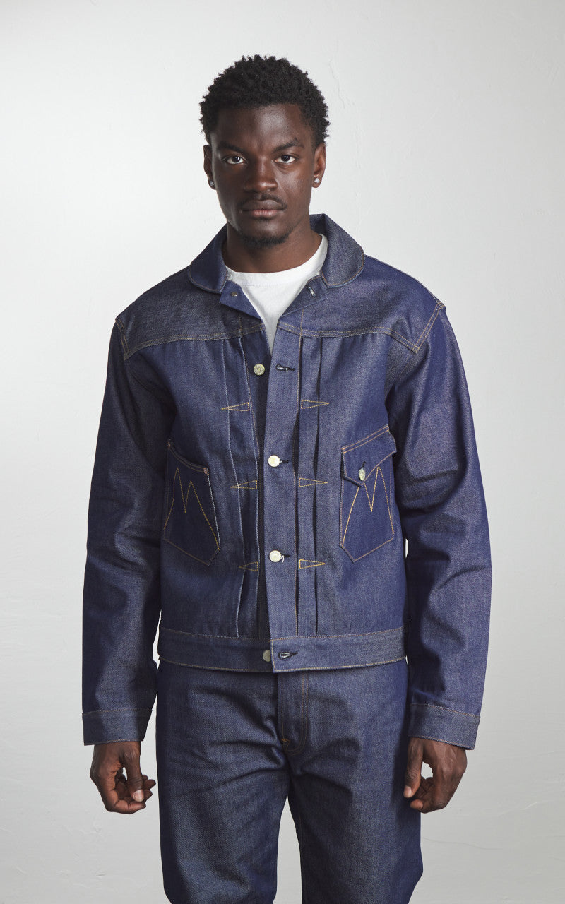 Mister Freedom Ranch Blouse Cone Denim Unwashed Indigo