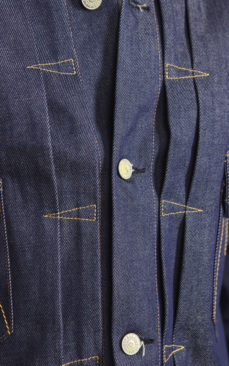 Mister Freedom Ranch Blouse Cone Denim Unwashed Indigo