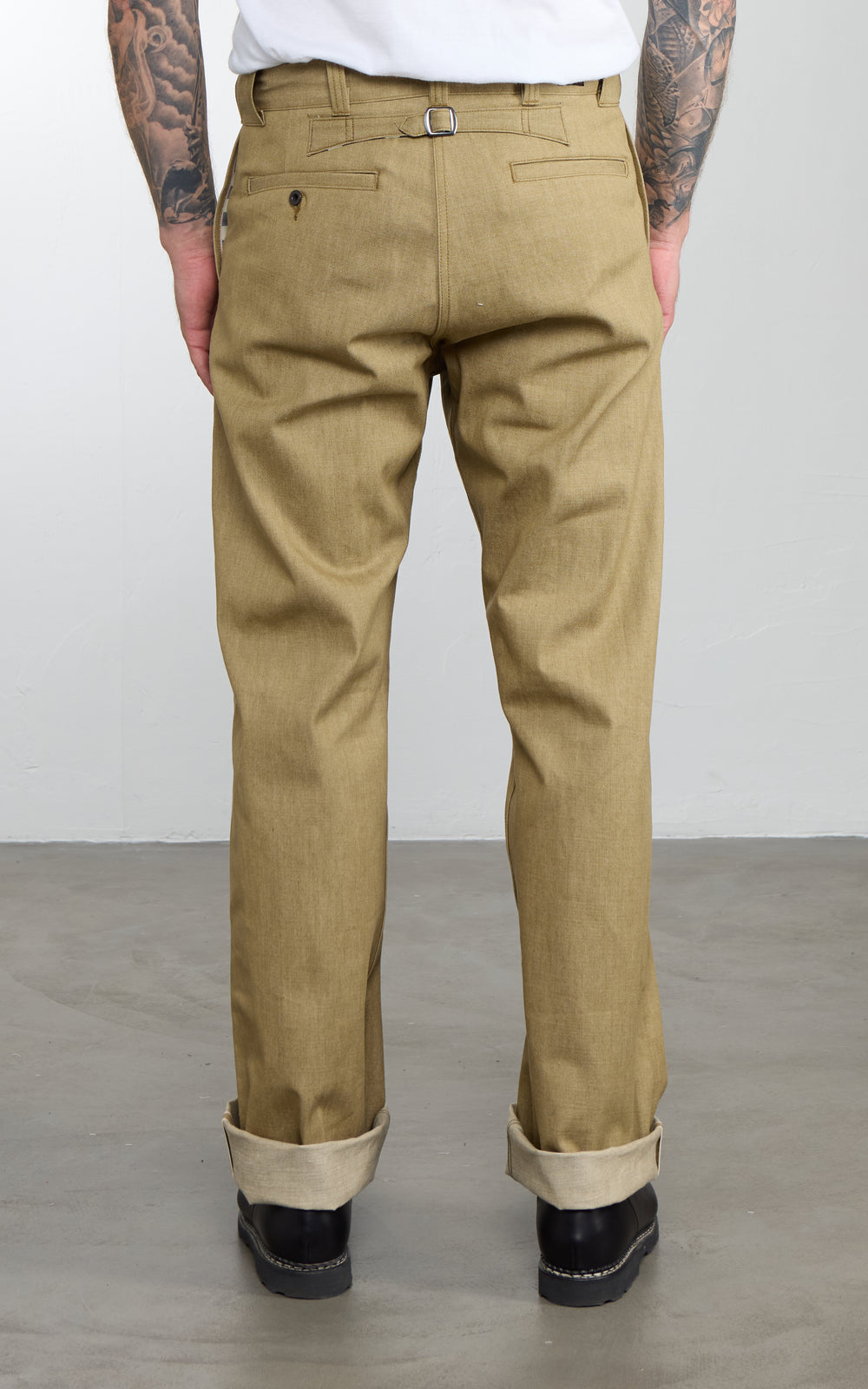 Mister Freedom Sportsman Chinos Selvedge Denim Khaki