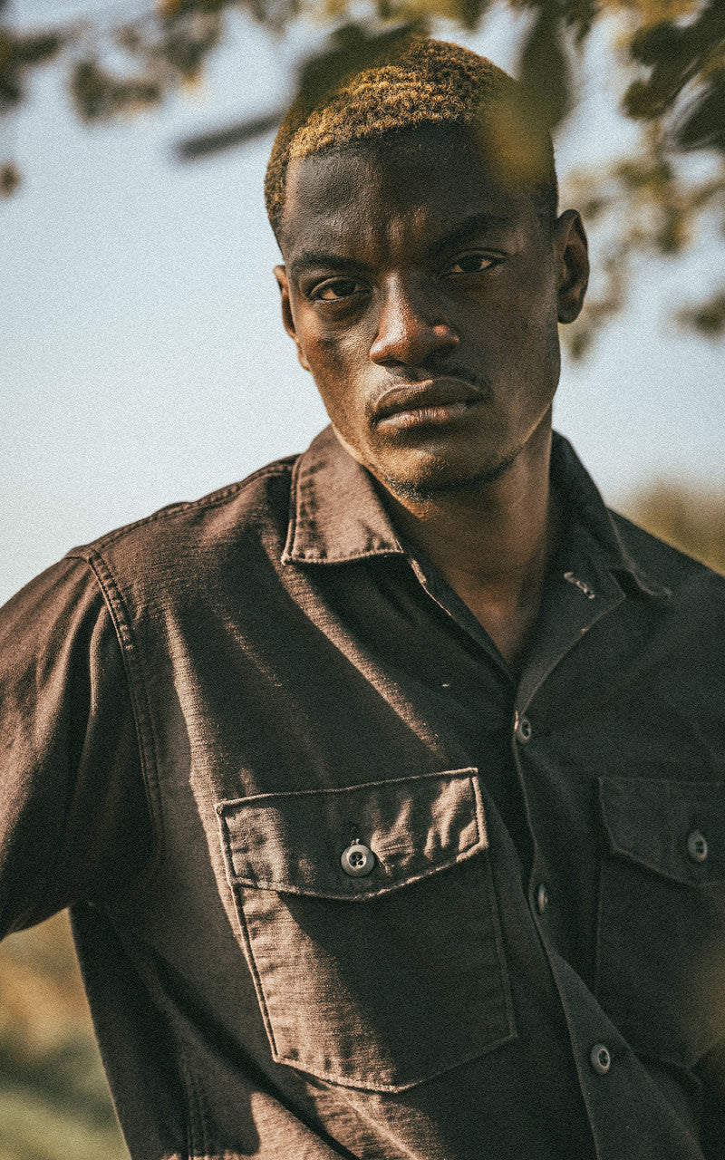 OrSlow US Army Fatigue Shirt Black