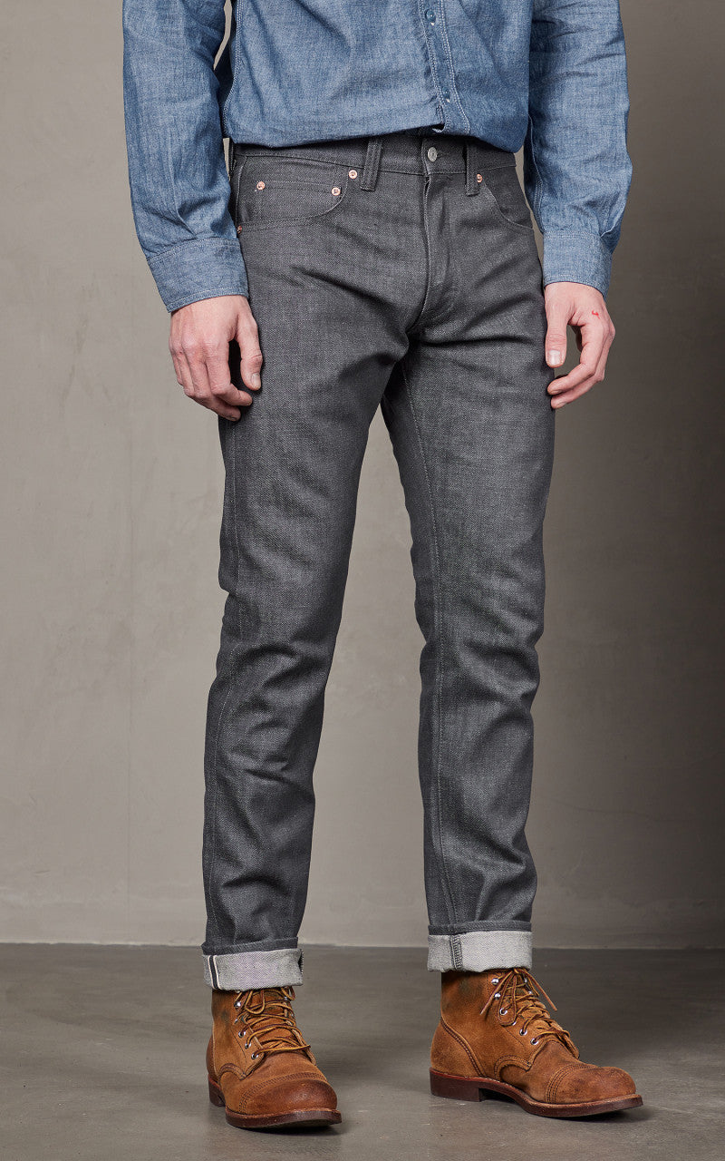 Momotaro Jeans 0306-70G Selvedge Grey Denim 14oz