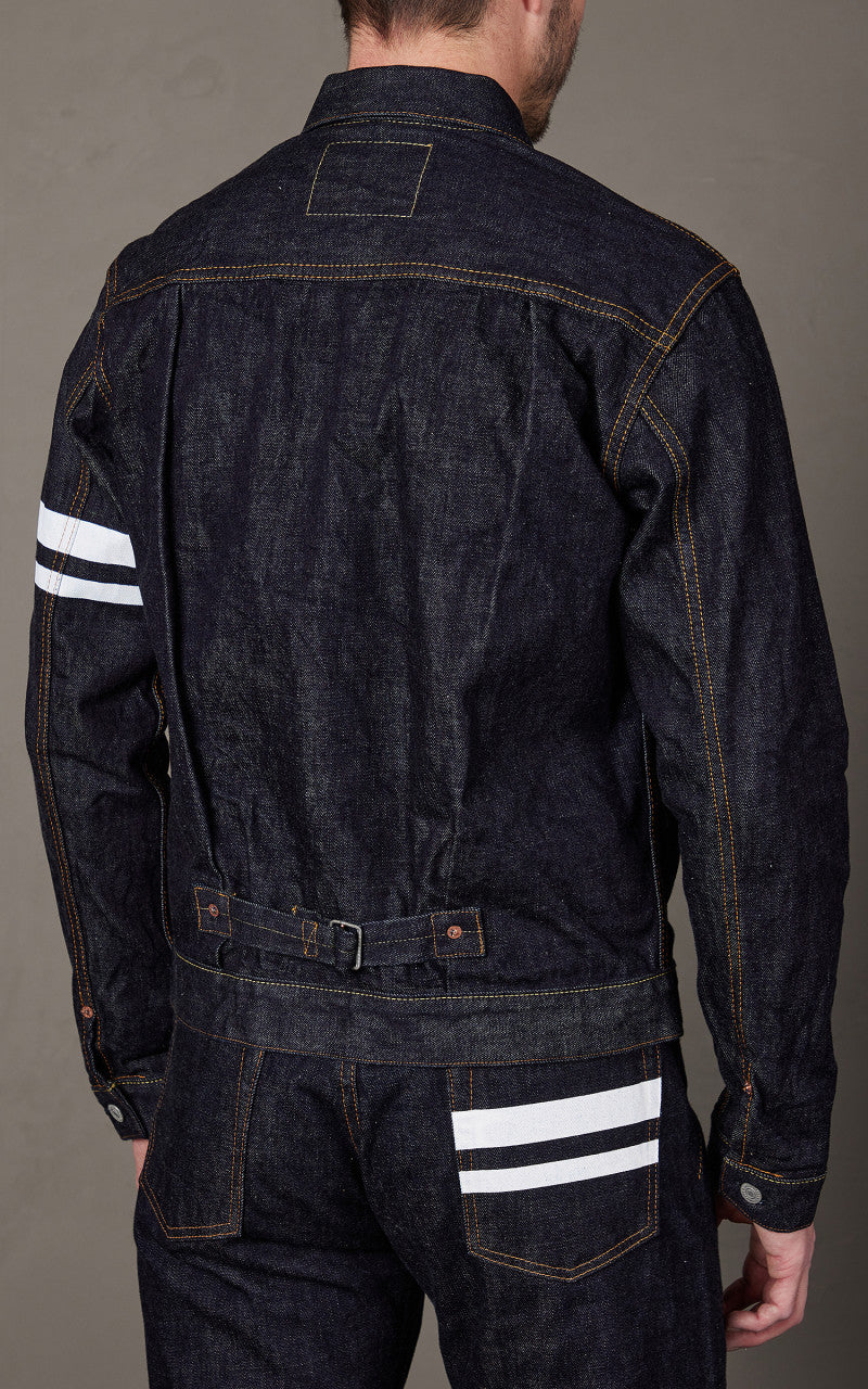 Momotaro Jeans 1105SP Type 1 Denim Jacket Rinsed Indigo 15.7oz