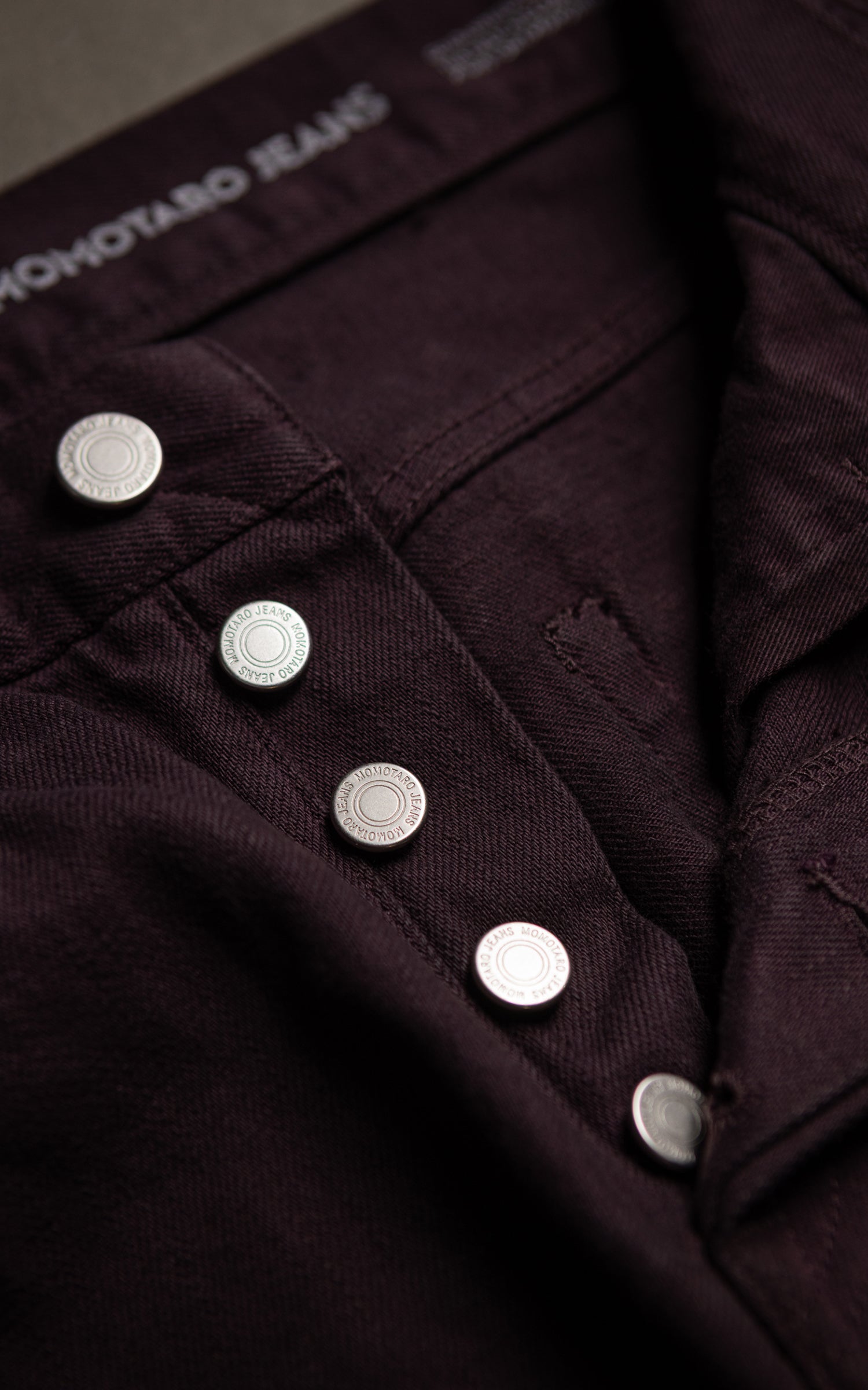 MOMOTARO JEANS MMJB6401 #100 Shikon Straight Denim Purple