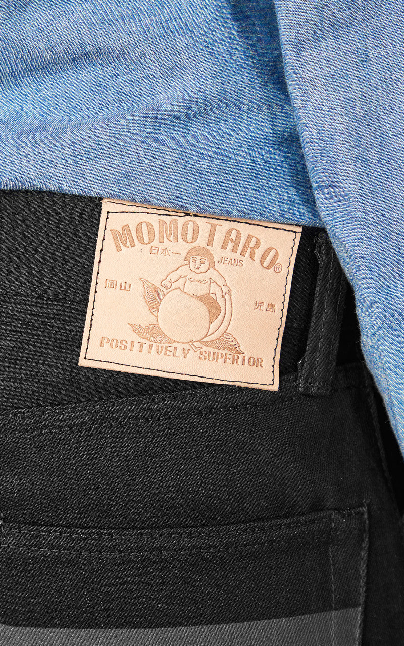 Momotaro Jeans B0306-SP Zimbabwe Cotton Black x Black GTB 15.7oz
