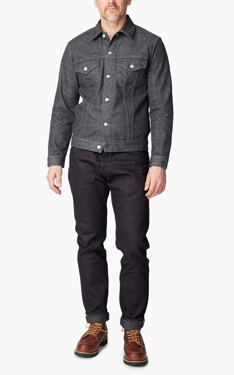 Momotaro Jeans 3105-70G Selvedge Grey Denim Jacket 14oz