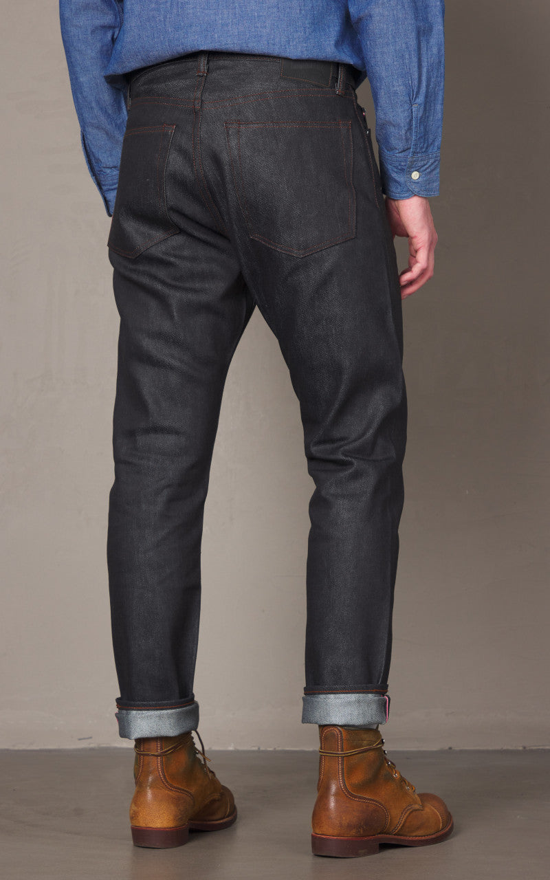 Momotaro Jeans MXJE1103 Silk Denim Narrow Tapered Indigo