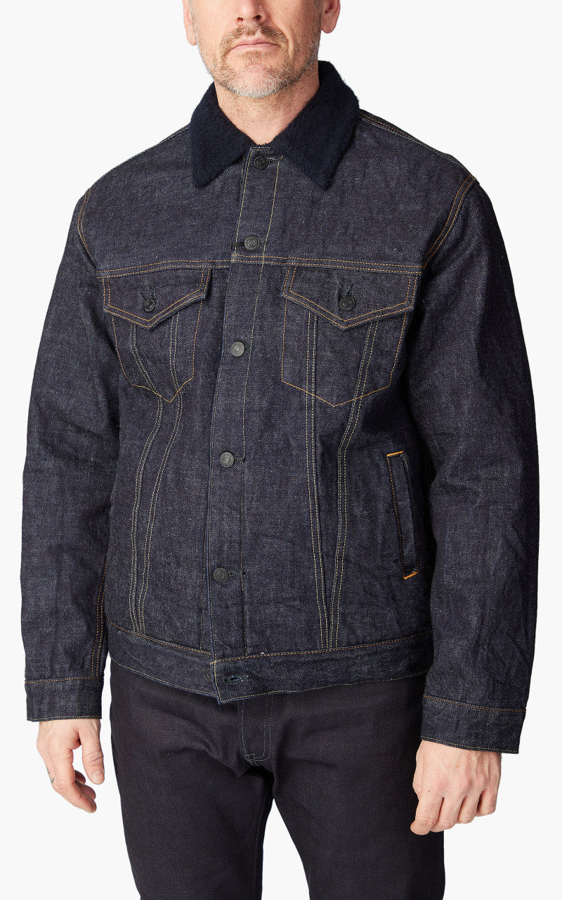 Momotaro Jeans MXOT1102 Selvedge Denim Boa Jacket 15.7oz