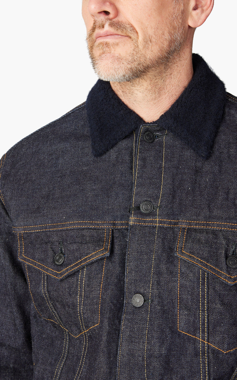Momotaro Jeans MXOT1102 Selvedge Denim Boa Jacket 15.7oz