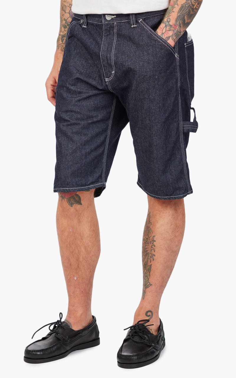 Momotaro Jeans MSP0030M31 GTB Denim Painter Shorts Indigo 10oz