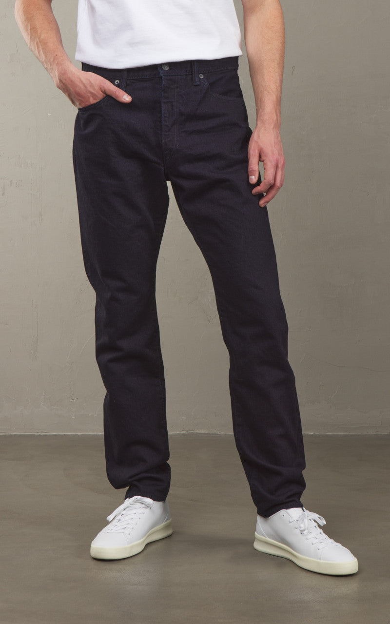 Momotaro Jeans MXJE1104 Indigo x Natural Indigo Narrow Tapered Indigo