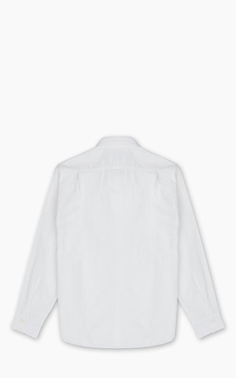 Momotaro Jeans MXLS1008 Dobby Work Shirt White