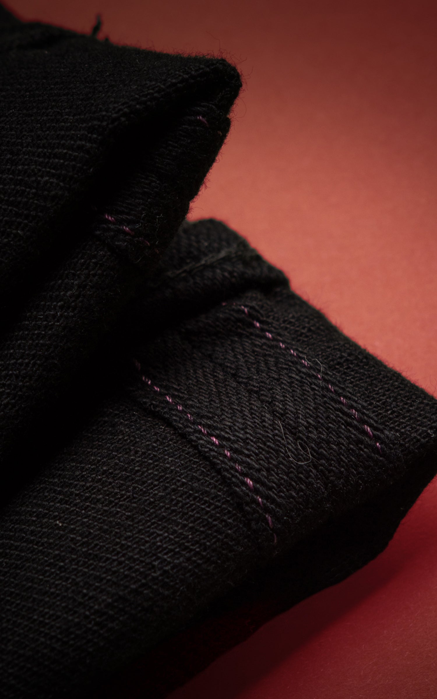 MOMOTARO JEANS MMJB6404 #100 Kyoto Montsuki Straight Denim Black