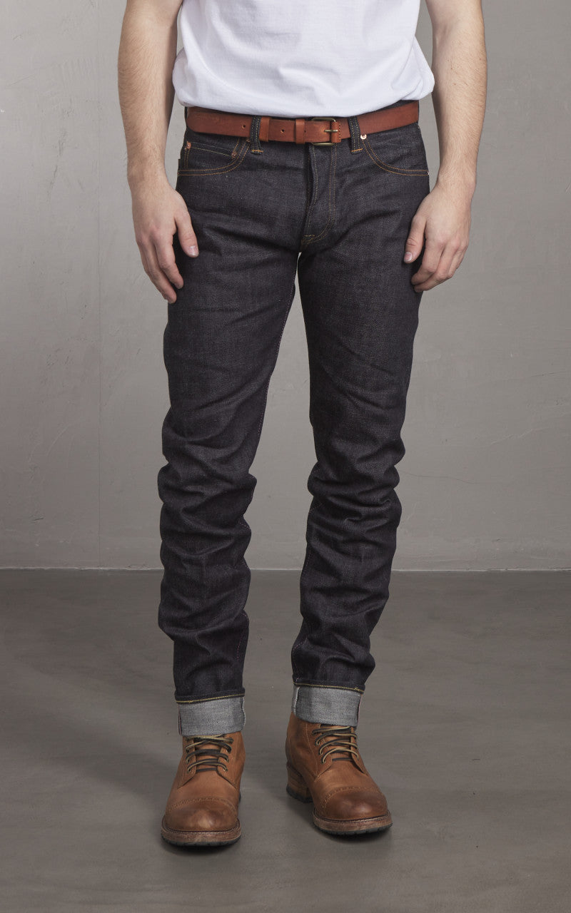 Momotaro Jeans 0306-13 Tight Tapered Denim Indigo 13oz