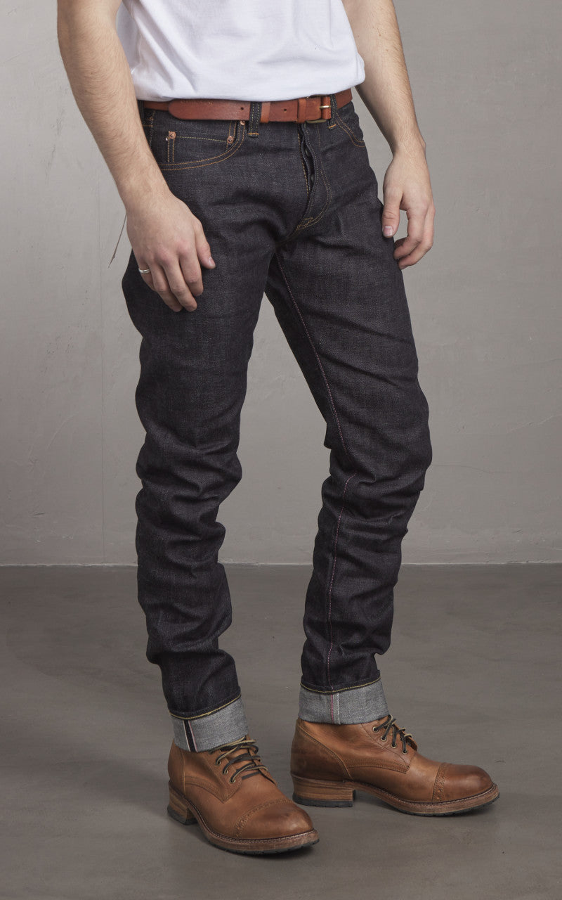 Momotaro Jeans 0306-13 Tight Tapered Denim Indigo 13oz