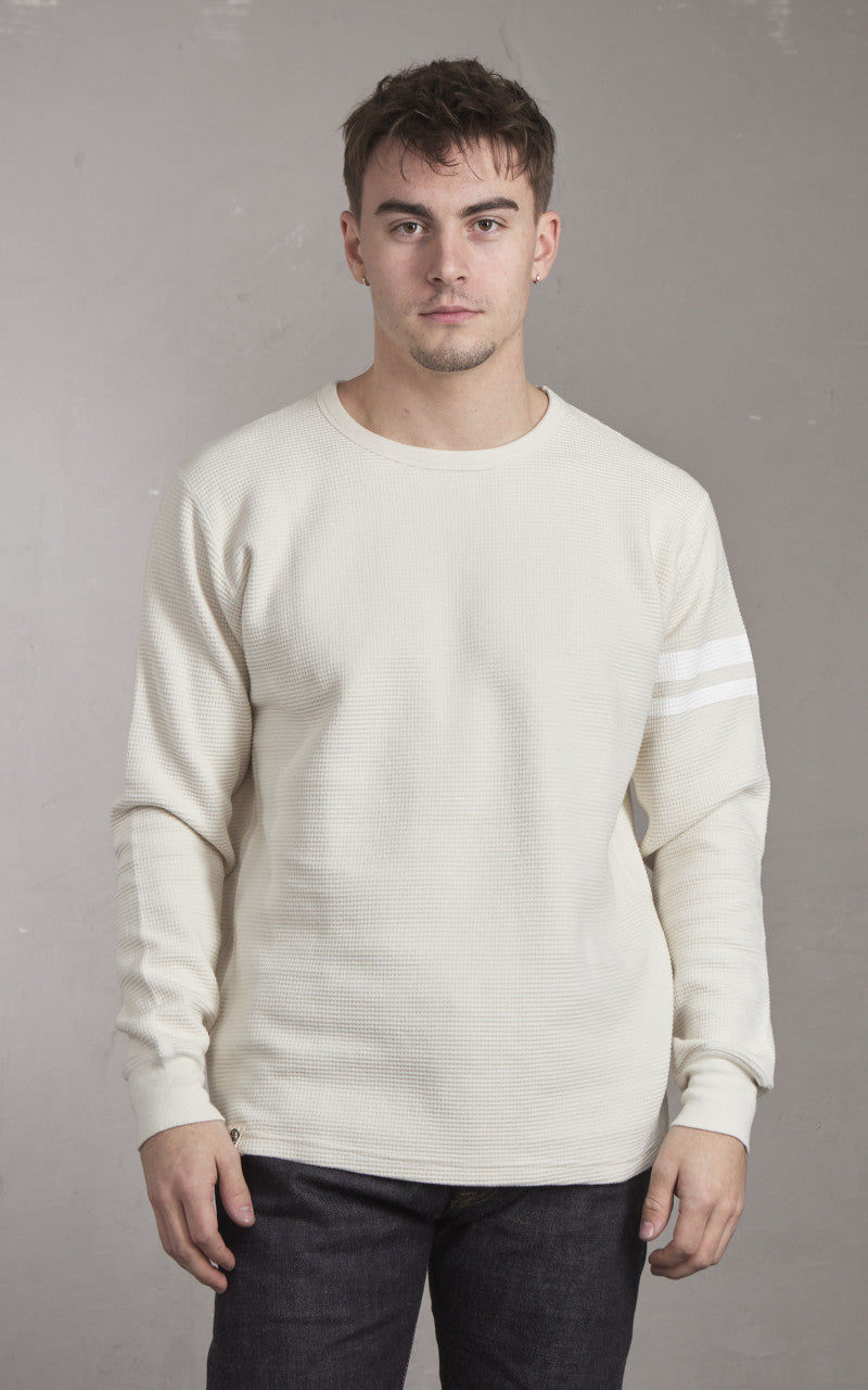 Momotaro Jeans 07-079 Thermal T-Shirt Longsleeve Natural
