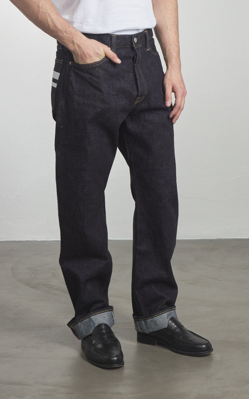 Momotaro Jeans MMJB0101 Classic Straight Denim Indigo 15.7oz