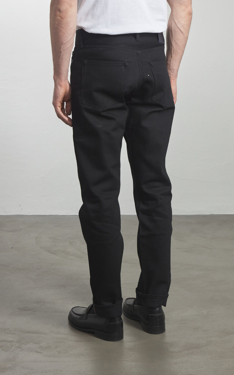 Momotaro Jeans MMJZ1200 Classic Tapered Denim Black 14.7oz